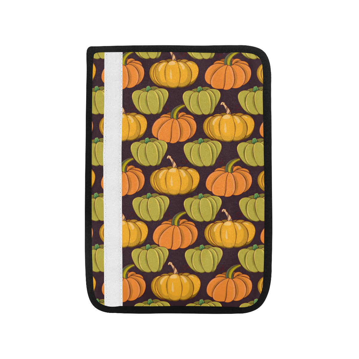 Pumpkin Pattern Print Design A01 Car Seat Belt Cover