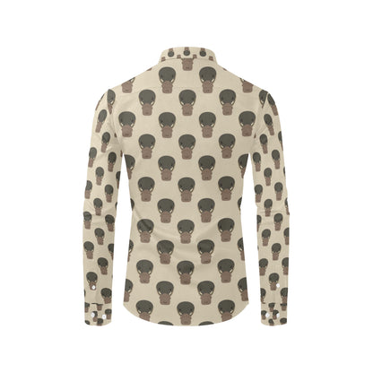 Platypus Pattern Print Design A03 Men's Long Sleeve Shirt