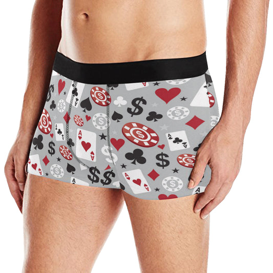 Casino Pattern Print Design 01 Men's Boxer Briefs