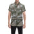 Camo Realistic Tree Forest Pattern Men's Short Sleeve Button Up Shirt