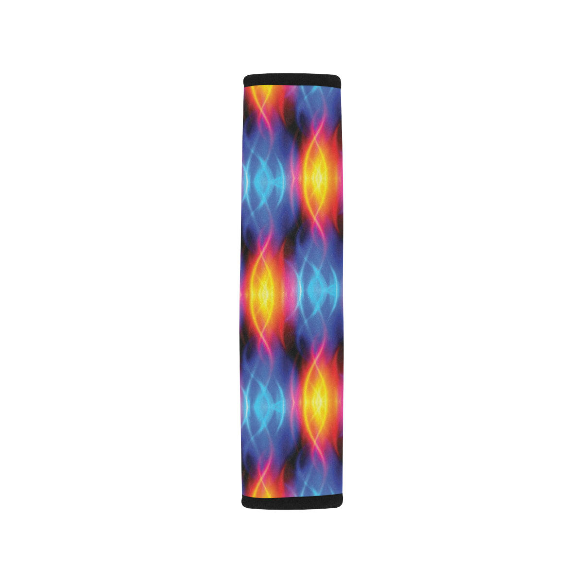 Flame Fire Blue Design Print Car Seat Belt Cover