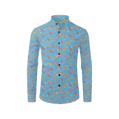 Phlebotomist Medical Pattern Men's Long Sleeve Shirt