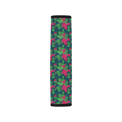 Zombie Themed Design Pattern Print Car Seat Belt Cover