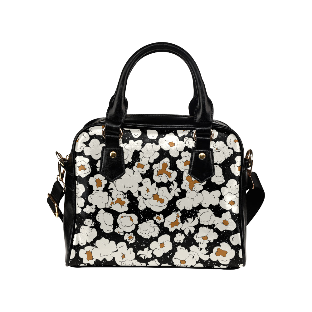 Popcorn Pattern Print Design A02 Shoulder Handbag