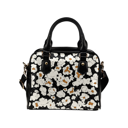 Popcorn Pattern Print Design A02 Shoulder Handbag