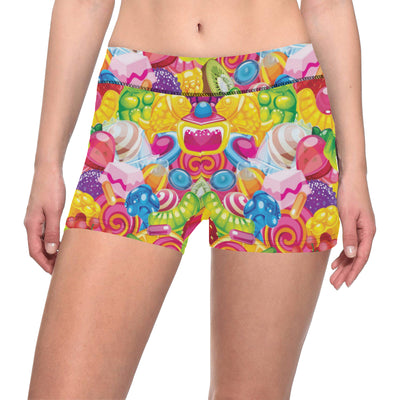 Candy Pattern Print Design CA01 Yoga Shorts