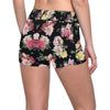 Rose Pattern Print Design RO010 Yoga Shorts