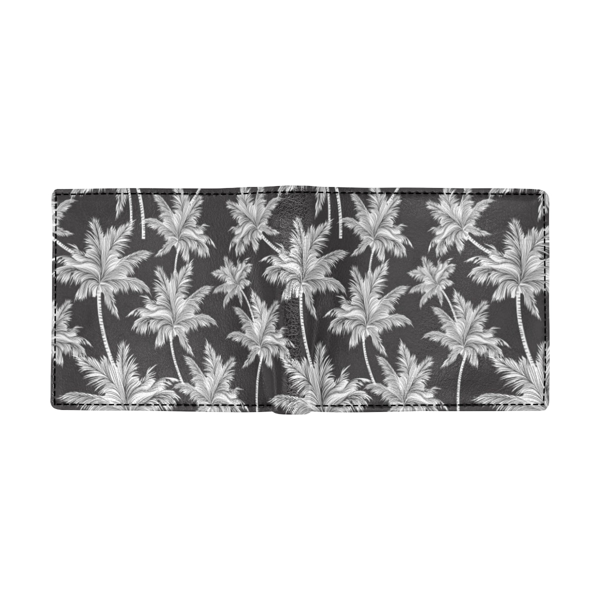 Palm Tree Pattern Print Design PT03 Men's ID Card Wallet