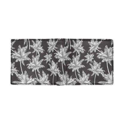 Palm Tree Pattern Print Design PT03 Men's ID Card Wallet