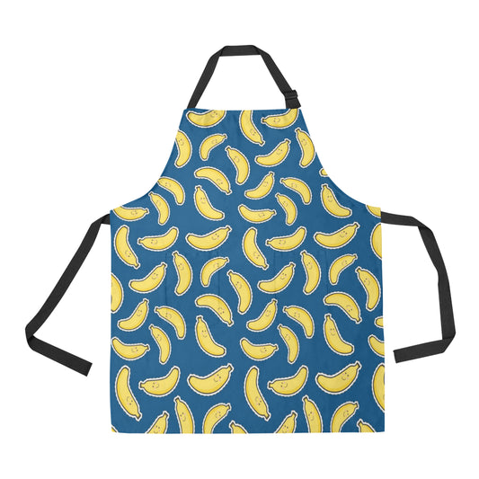 Banana Pattern Print Design BA03 Apron with Pocket