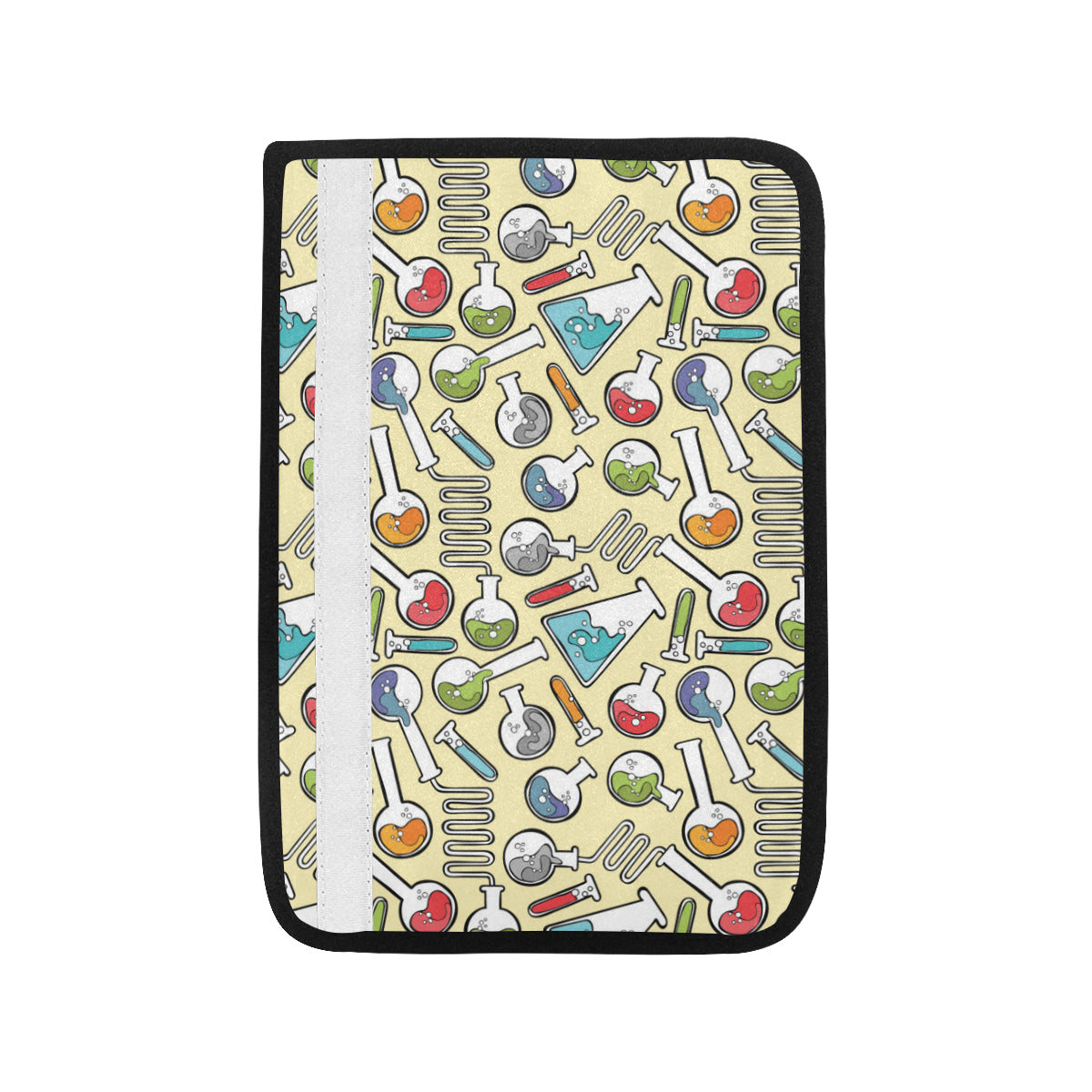 Chemical Pattern Print Design 04 Car Seat Belt Cover