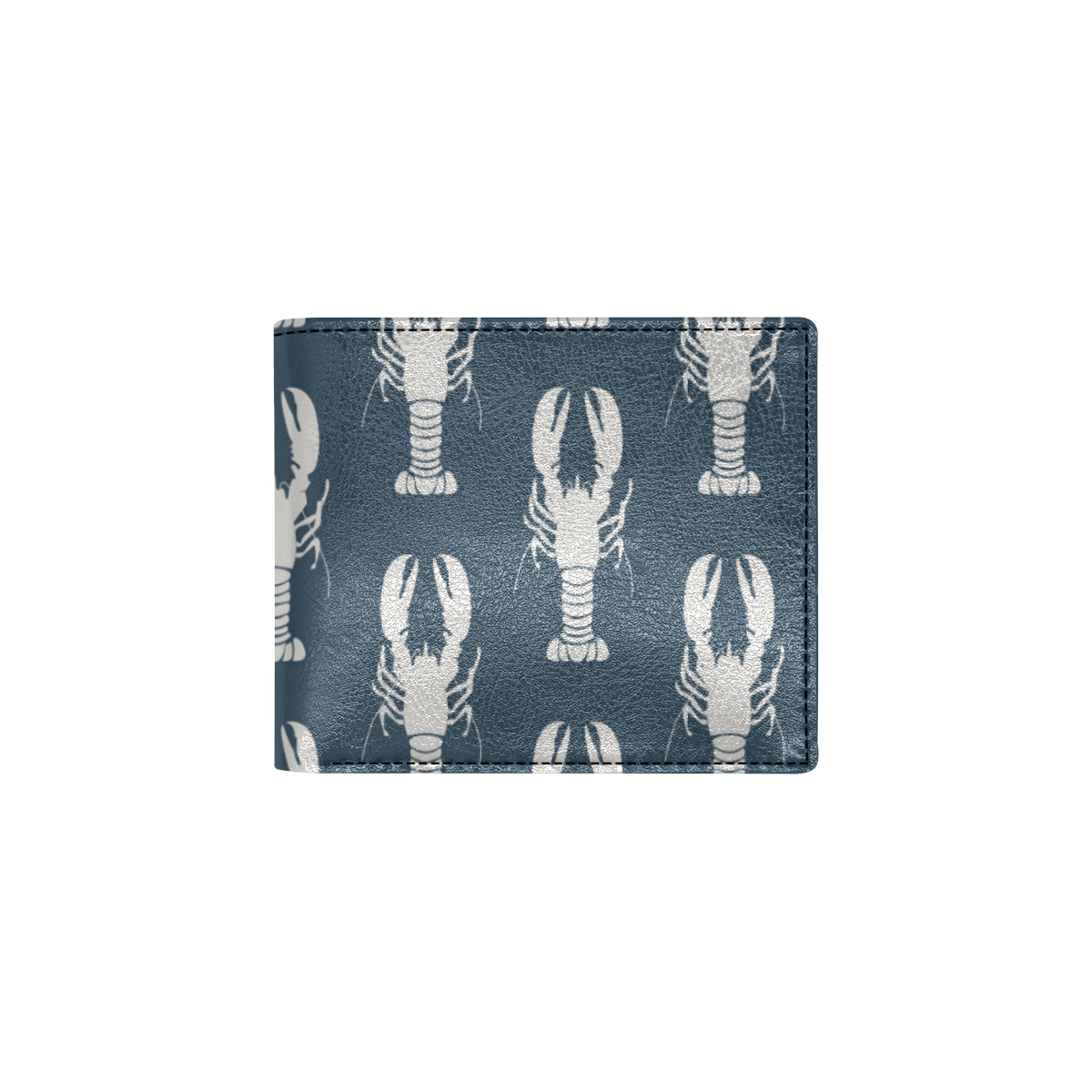Lobster Pattern Print Design 02 Men's ID Card Wallet