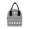 Sea Turtle Tribal Aztec Insulated Lunch Bag