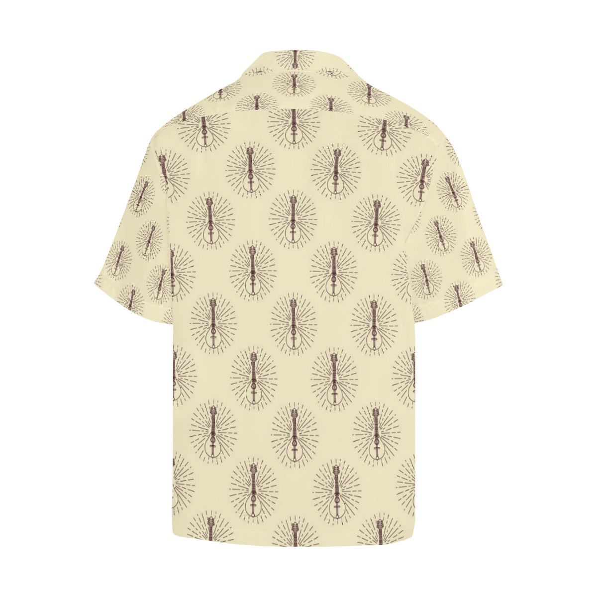 Mandolin Pattern Print Design 02 Men's Hawaiian Shirt