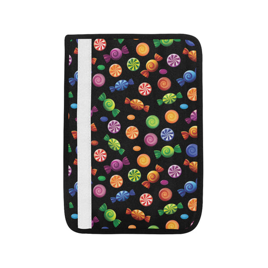 Candy Pattern Print Design 01 Car Seat Belt Cover