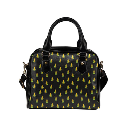 Corn Pattern Print Design 04 Shoulder Handbag