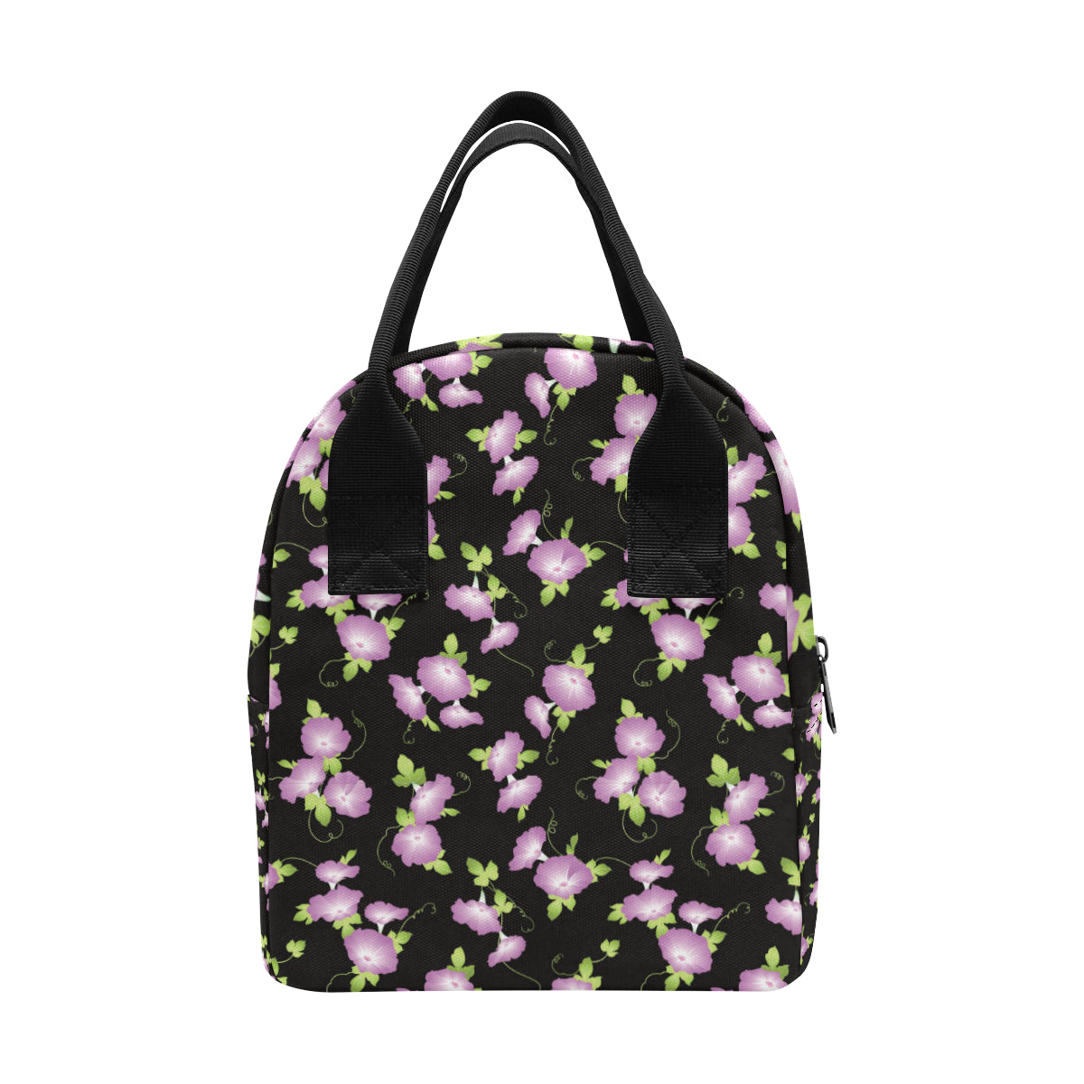 Morning Glory Pattern Print Design MG02 Insulated Lunch Bag