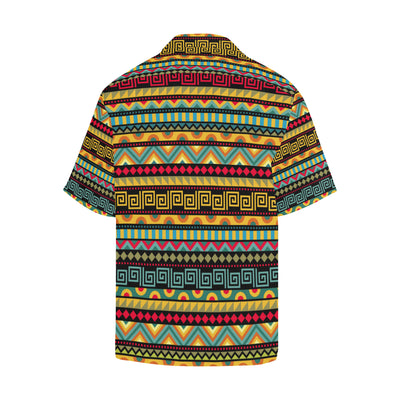 African Pattern Print Design 03 Men's Hawaiian Shirt