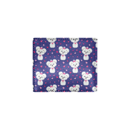 Maltese Pattern Print Design 02 Men's ID Card Wallet