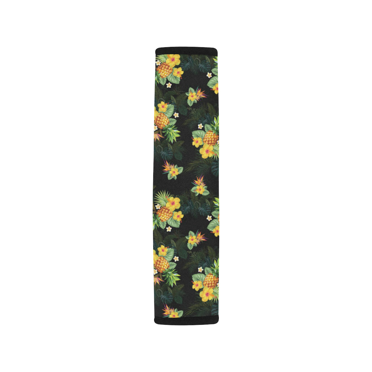 Pineapple Tropical Flower Print Pattern Car Seat Belt Cover