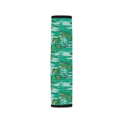 Palm Tree Pattern Print Design A01 Car Seat Belt Cover