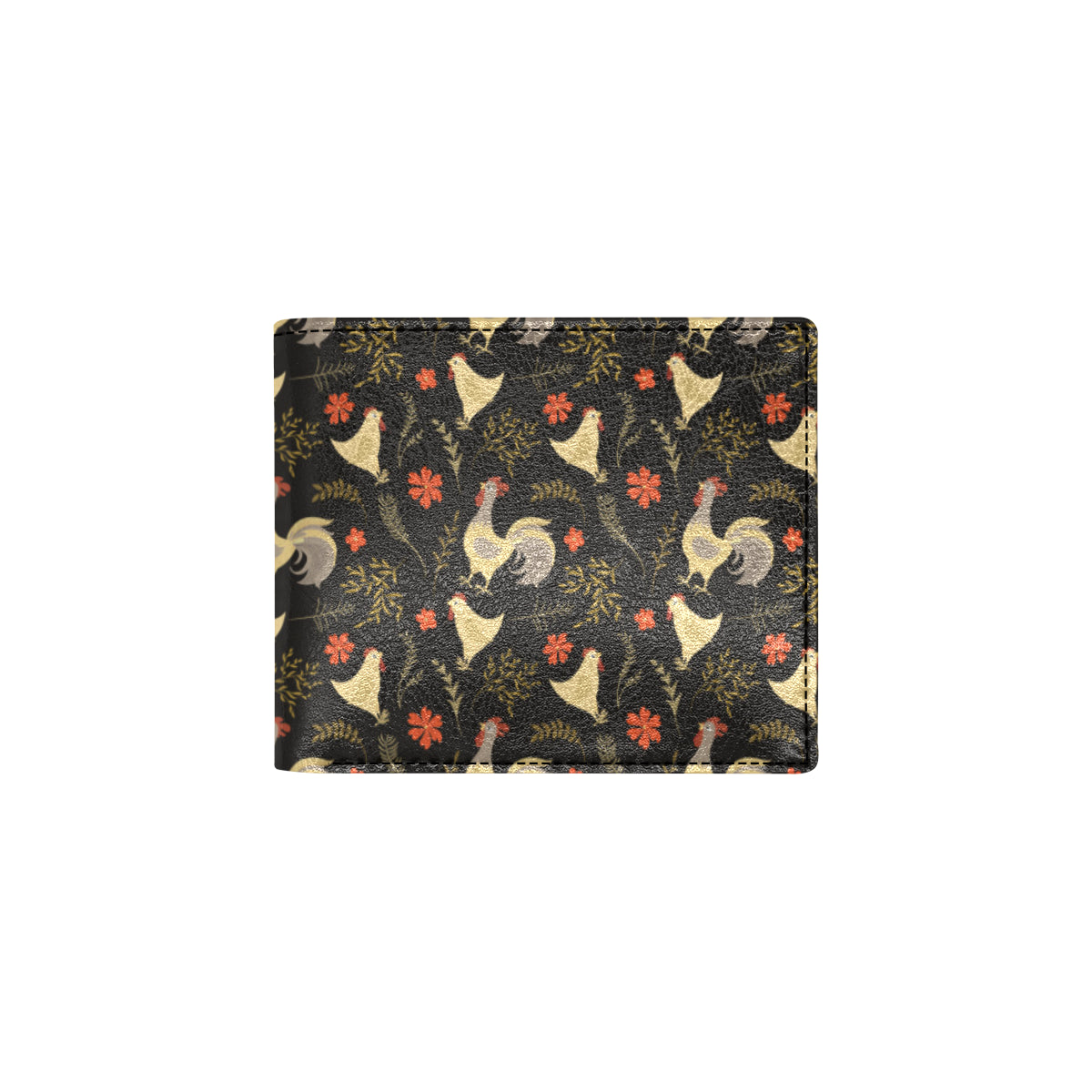 Chicken Pattern Print Design 04 Men's ID Card Wallet