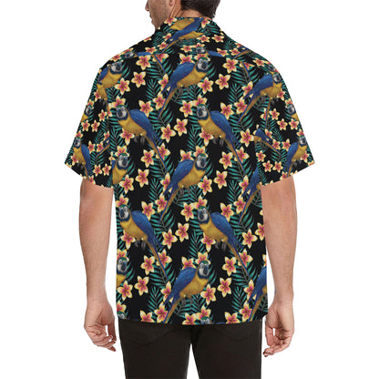 Macaw Pattern Print Design 01 Men's Hawaiian Shirt