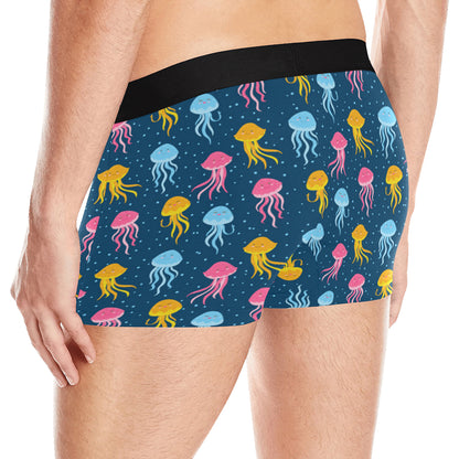 Jellyfish Pattern Print Design 04 Men's Boxer Briefs