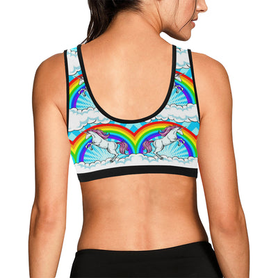 Unicorn Rainbow Sports Bra