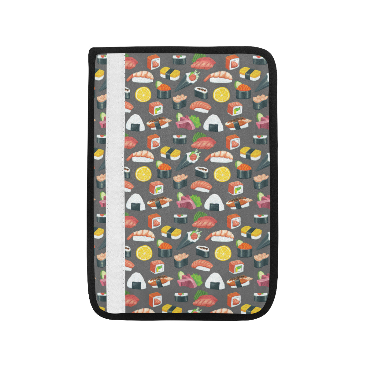 Sushi Pattern Print Car Seat Belt Cover