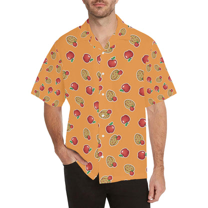 Apple Pie Pattern Print Design 02 Men's Hawaiian Shirt