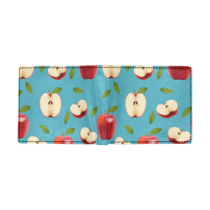 Apple Pattern Print Design AP012 Men's ID Card Wallet