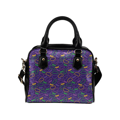 Mardi Gras Pattern Print Design 04 Shoulder Handbag