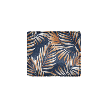 Tropical Flower Pattern Print Design TF07 Men's ID Card Wallet