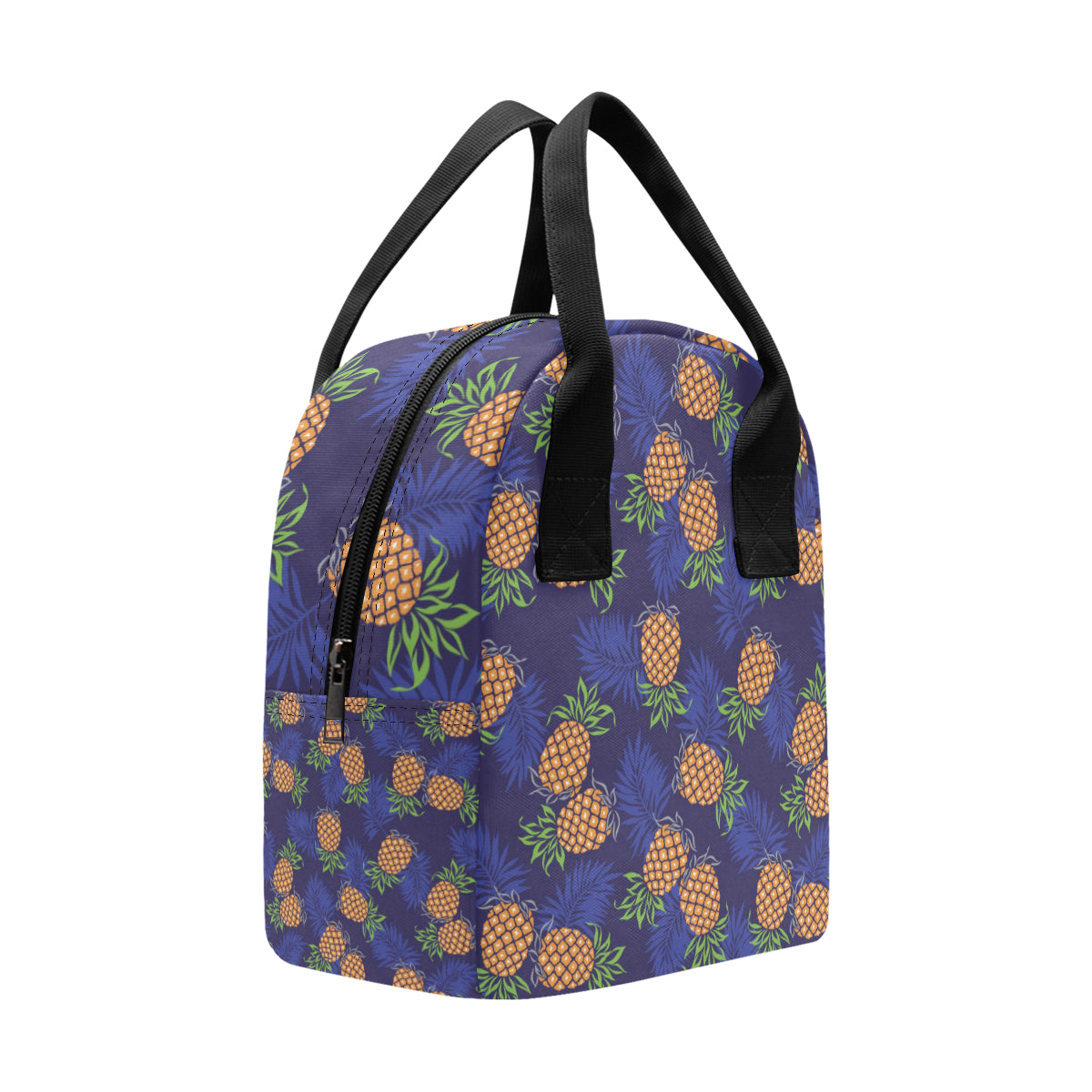 Pineapple Pattern Print Design PP02 Insulated Lunch Bag