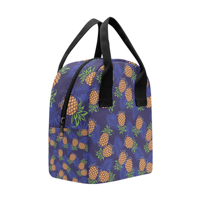 Pineapple Pattern Print Design PP02 Insulated Lunch Bag