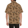 Moose Pattern Print Design 03 Men's Hawaiian Shirt