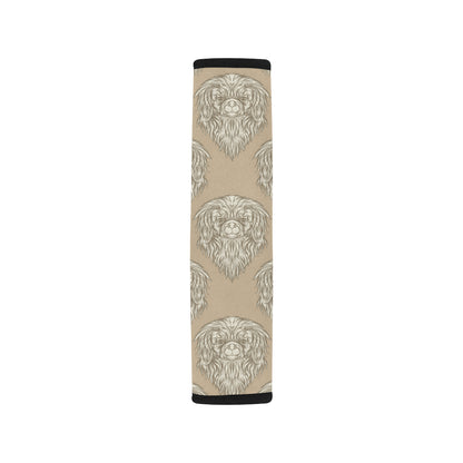Pekingese Pattern Print Design A01 Car Seat Belt Cover