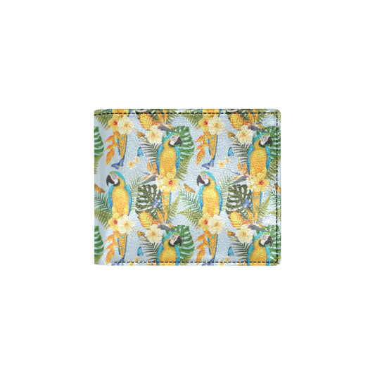 Parrot Pattern Print Design A04 Men's ID Card Wallet
