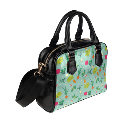 Radish Pattern Print Design A01 Shoulder Handbag