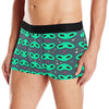 Alien Head Heart Pattern Print Design 03 Men's Boxer Briefs