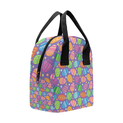 Easter Eggs Pattern Print Design RB010 Insulated Lunch Bag