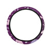 Fairy Pink Print Pattern Steering Wheel Cover with Elastic Edge