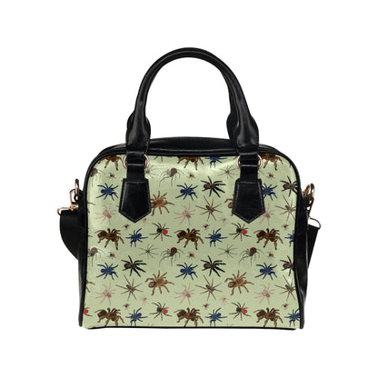 Tarantula Pattern Print Design 02 Shoulder Handbag