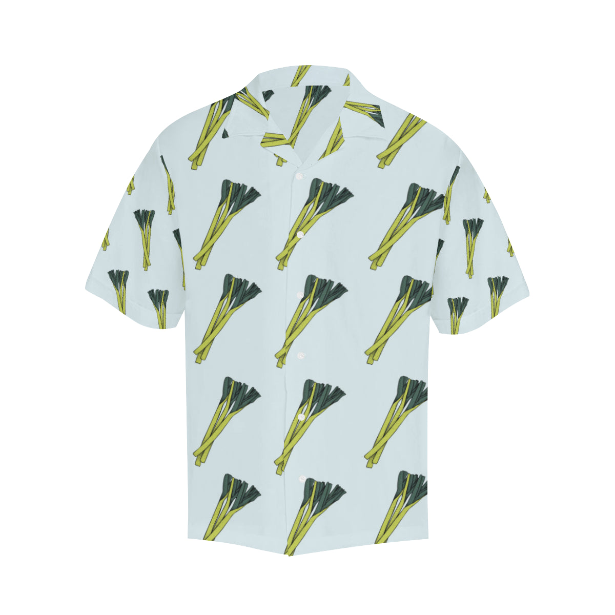 Leek Pattern Print Design 03 Men's Hawaiian Shirt