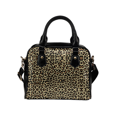 Cheetah Pattern Print Design 02 Shoulder Handbag