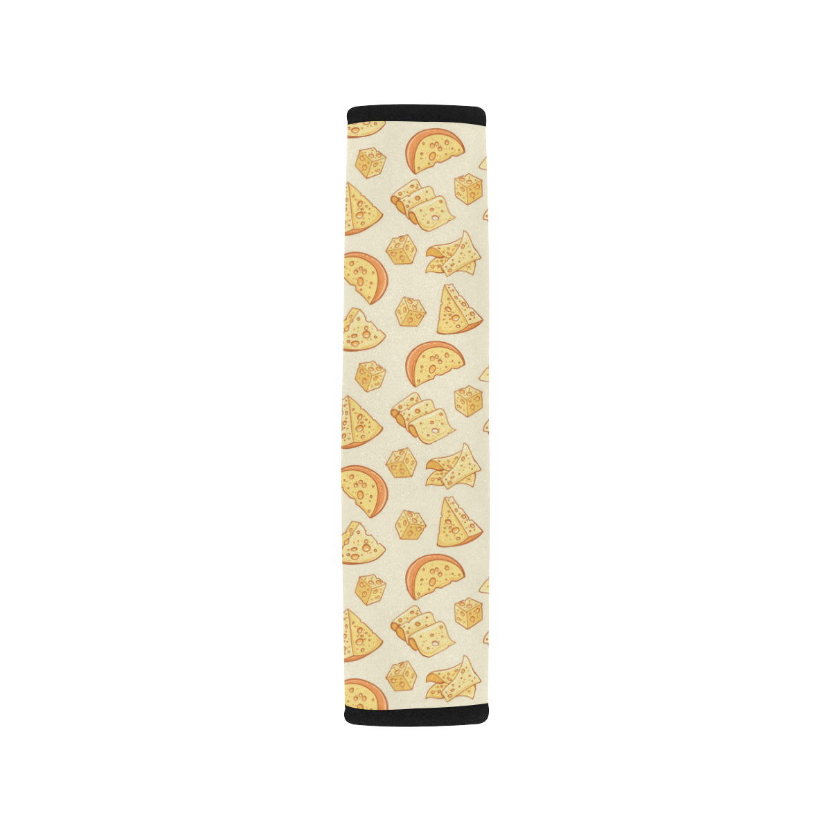 Cheese Pattern Print Design 01 Car Seat Belt Cover