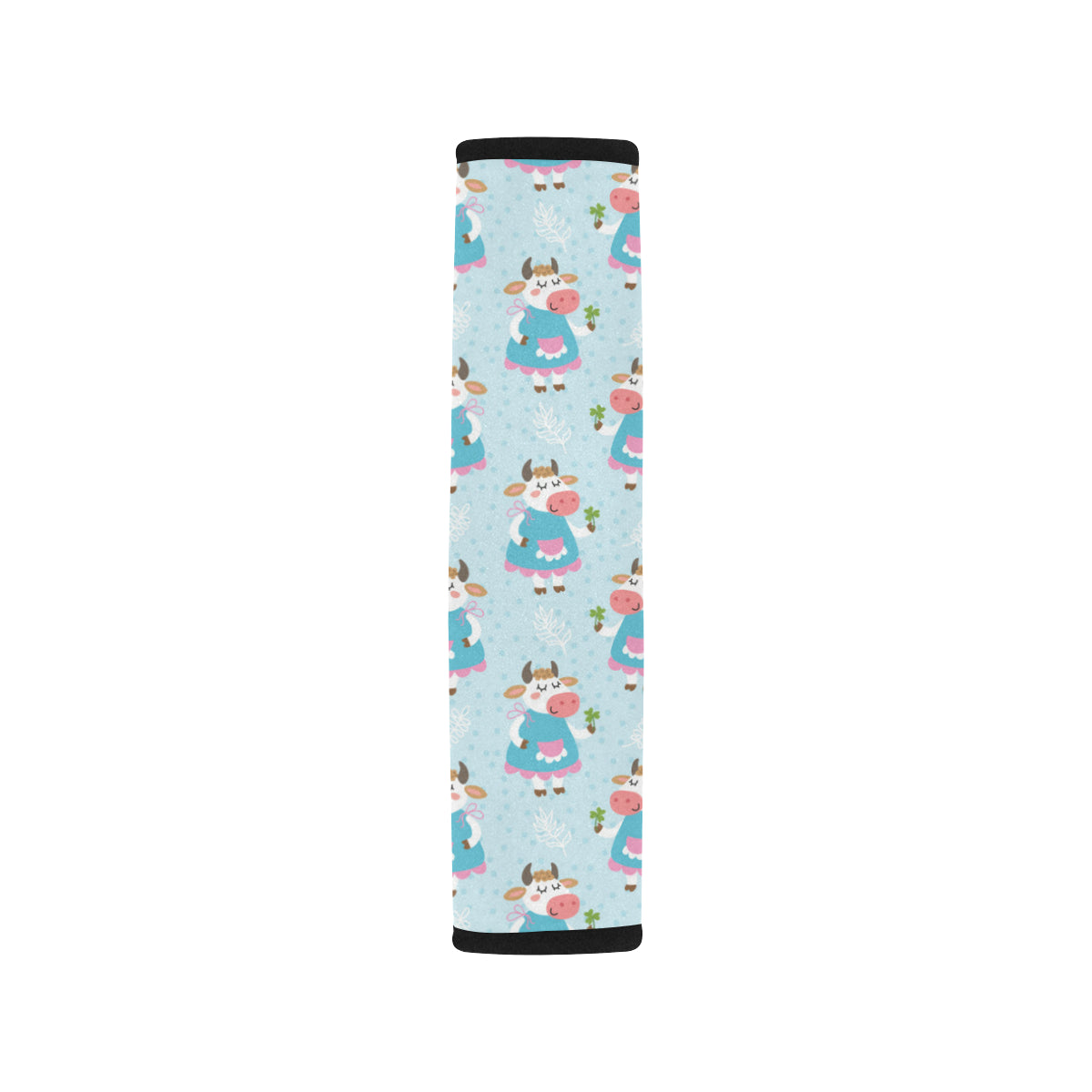 Cattle Happy Pattern Print Design 03 Car Seat Belt Cover