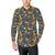 Fox Cute Jungle Print Pattern Men's Long Sleeve Shirt