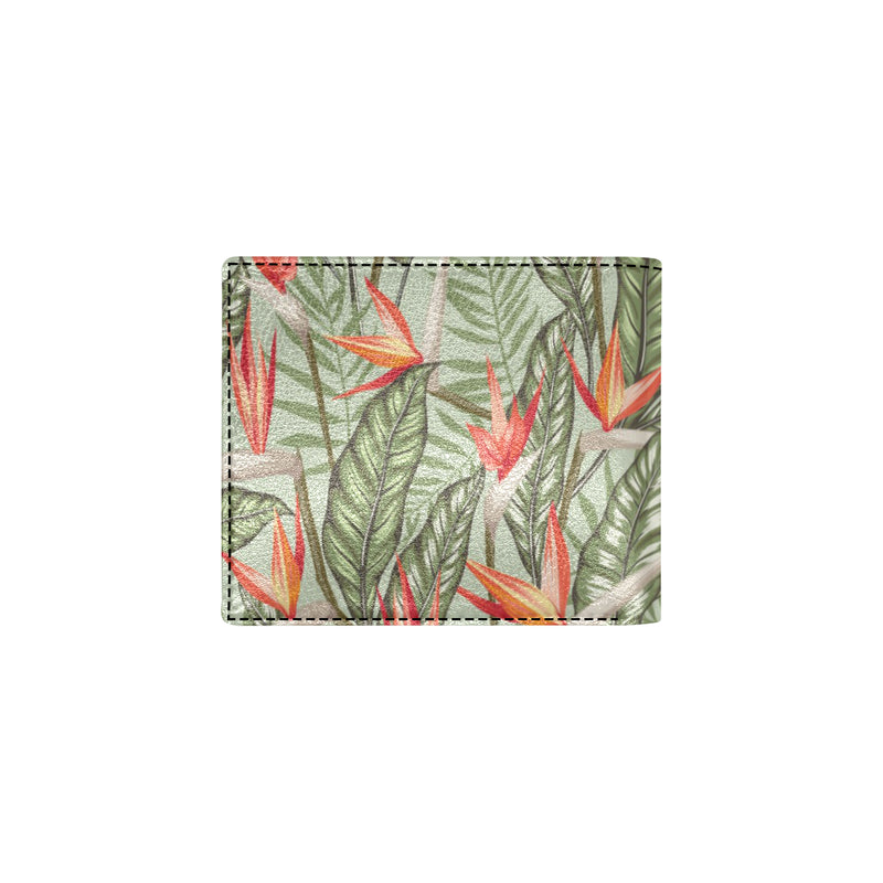 Bird Of Paradise Pattern Print Design BOP08 Men's ID Card Wallet